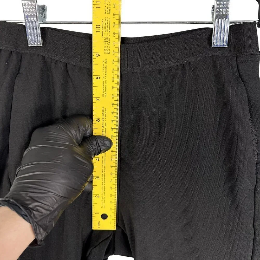 The North Face Girls Medium 10/12 Black  Jogger Sweatpants Pockets Branded Waist
